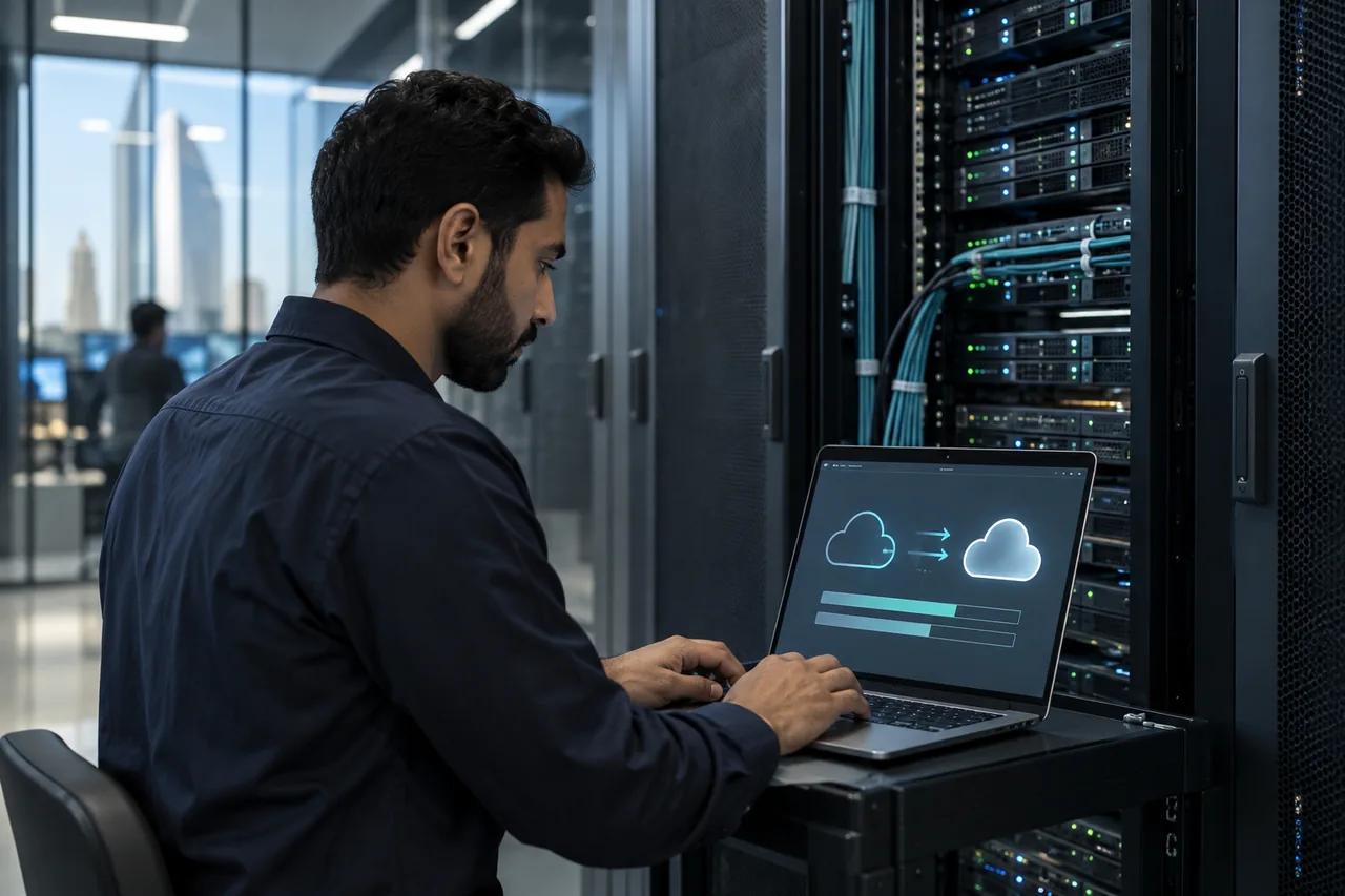 Illustration: Cloud migration & hosted operations